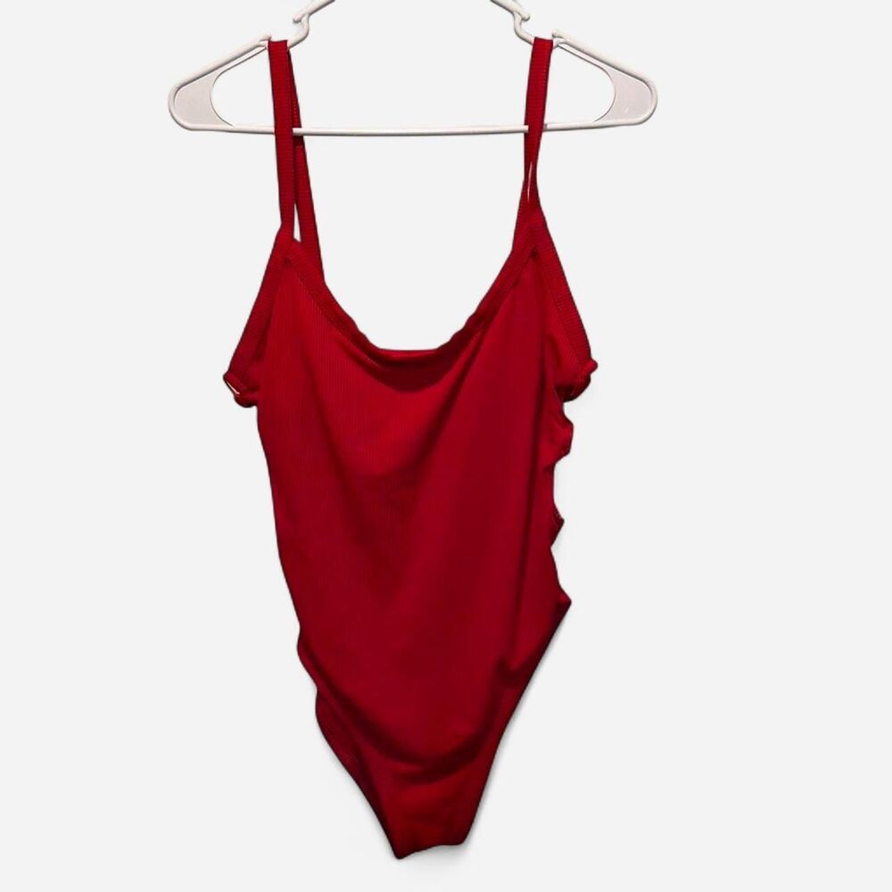 No-boundaries Women's Red Swimsuit-one-piece